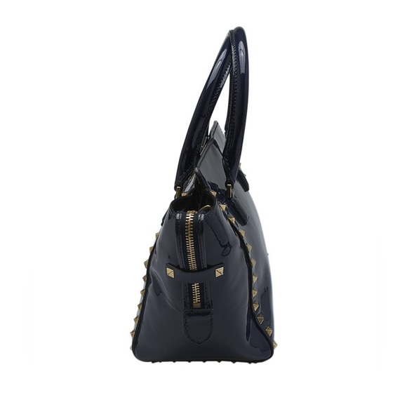 Valentino Rockstud Dark Blue tote bag - Picture 3 of 10